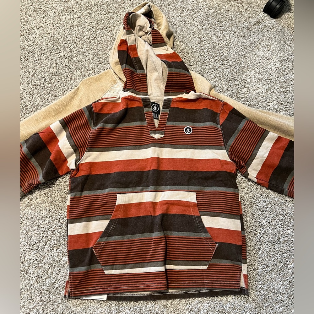 Hoodie poncho like sweatshirts, youth size medium